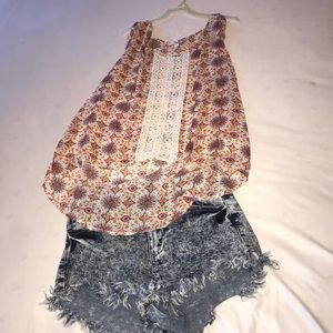 Cute floral blouse